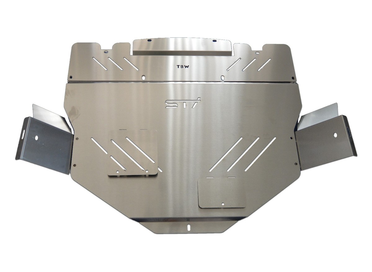 HYDRA ウォーターバンパープレート TBW Aluminum Engine Splash Shield Under Tray Skid Plate for 15-21