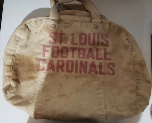Rare Vintage ST Louis Football Cardinal  Bag