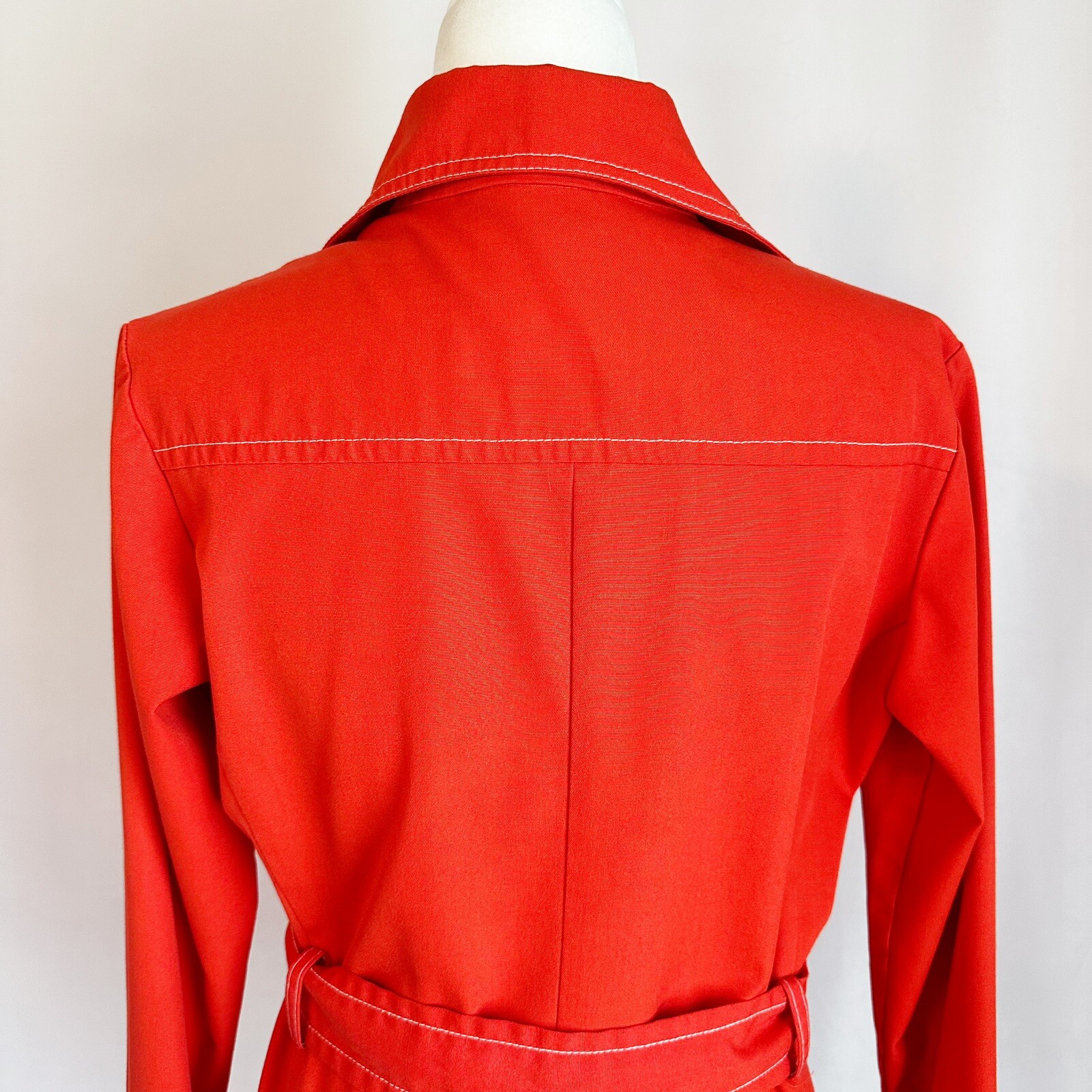 Vintage 70s Koret Of California Orange Belted But… - image 12