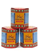 Tiger Balm (Red) Super Strength Pain Relief Ointment 19.4g  (pack of 3 Jars )