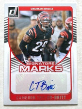 2024 Donruss Football Signature Marks Cameron Taylor-Britt Auto Bengals