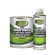 Super Fill High Build 2K Urethane Primer BLACK quart Kit, SS-2790B-Q/SS-2790A-8