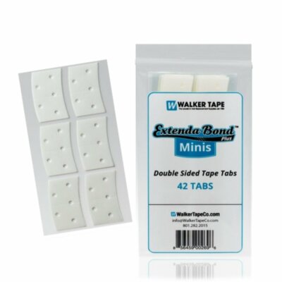 42 X WALKER TAPE EXTENDA BOND MINIS FÜR PERÜCKEN,HAARTEILE & TOUPETS 