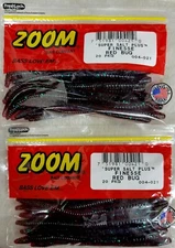 2 - ZOOM BAIT  Finesse Worm - 20/Ct Pack - 4.5" CHOOSE COLOR