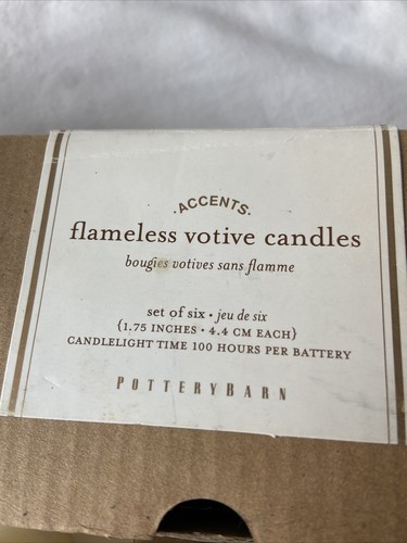 "12 velas sin llama Pottery Barn pilas de 1,75"" incluidas - pequeñas LEER DESCRIPCIÓN" - Imagen 4 de 11