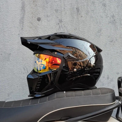 cheap motorcycle helmets on ebay Retro Street Fighter Combination Motorcycle Helmet Full Face Motorbike  Helmets