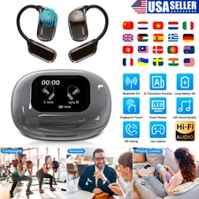 144 + Language Translator Earbuds Bluetooth Two-Way Real Time Smart Translation.