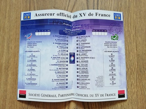 France v Scotland Rugby Union Programmes 1959 - 2015 - Picture 34 of 40