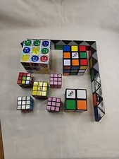 Lot of 9 Rubik's Cube  Other Brain Teaser Puzzle Square Toys 3x3 2x2  Snake