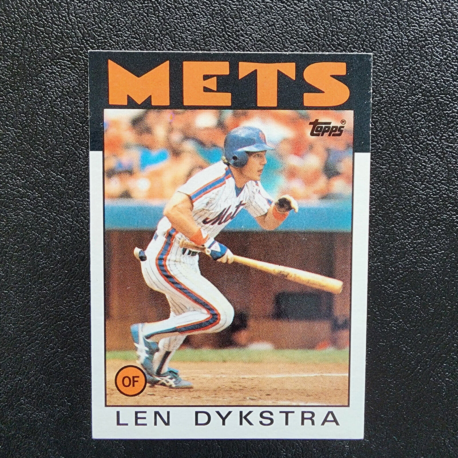 1986 Topps #53 Len Dykstra New York Mets Baseball Card NM