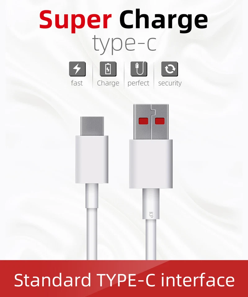 Long Fast Charge USB-C Type C Data Sync Charging Charger Cable Lead For HUAWEI - Image 4 of 4