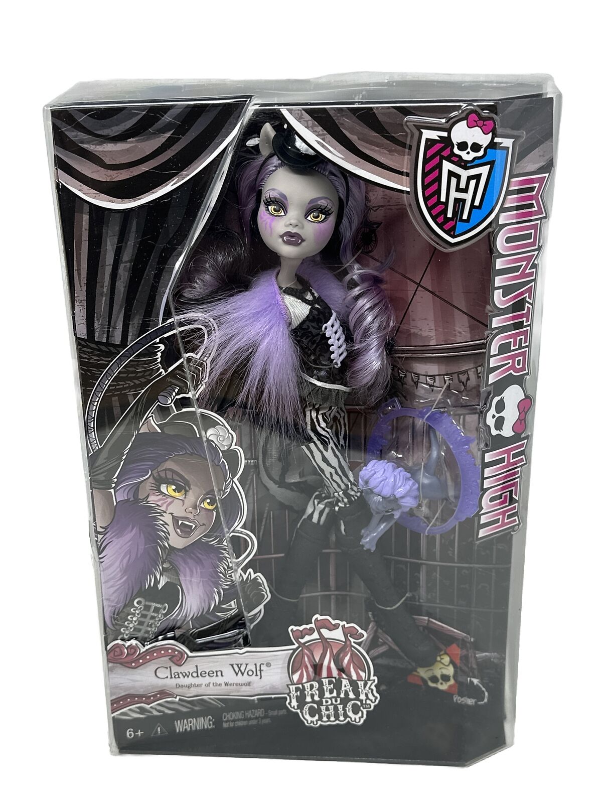 Monster High Doll Clawdeen Wolf / Basic/ Collectibles / Rare/ 