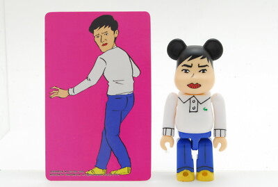 MINT MEDICOM TOY COMIC CUE BE@RBRICK Ojisan Bear Older Man Bear, Card from Japan