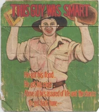 1944 WW2 Japanese Propaganda Leaflet Dropped on U.S. & Australian ... (M7037)