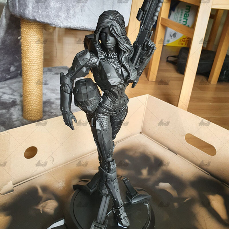 3D Printing Unpainted Halo 5 1/6 Master Chief Unassembled