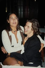 Kate Ceberano and Rich Price attend an event unspecified 1990s Old Photo