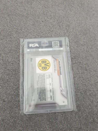 2019-20 Topps Chrome UCL Sapphire Edition #74 Erling Haaland RC Rookie PSA 9 - Picture 3 of 3