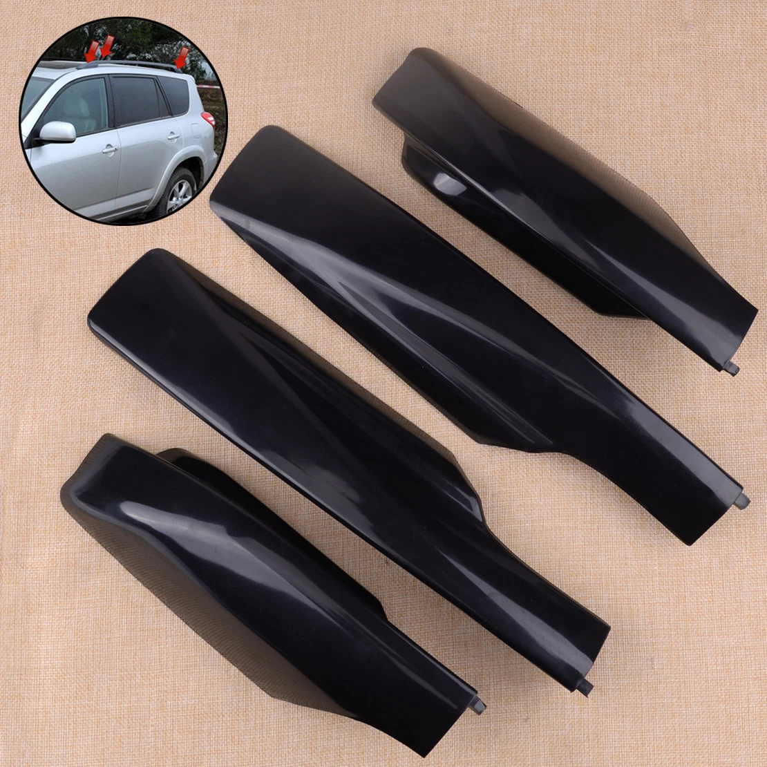 Car Roof Rack Cover Rail End Shell Replac fit For Toyota RAV4 XA30 2006 2012