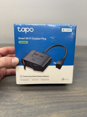 TP-Link Tapo P400M Outdoor Smart Plug 2 Outlets IP65 Weather Resistant New!