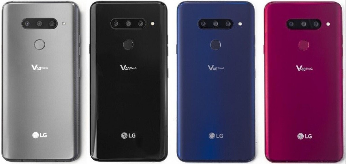 LG V40 ThinQ Dual-SIM LM-V405EBWモロッコブルー