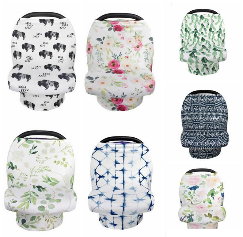 For Baby Echarpe De Portage Bebe Breastfeeding Scarf, Car Seat Covers For Babies Infant Carseat Canopy, Stretchy Soft Breathable Multi-Use Cover Ups For Stroller High Nursing Cover - View #2