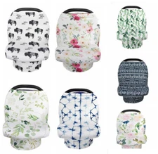 Baby Multi-Use Stretchy Nursing Cover Newborn Infant Canopy Car Seat Cart Covers