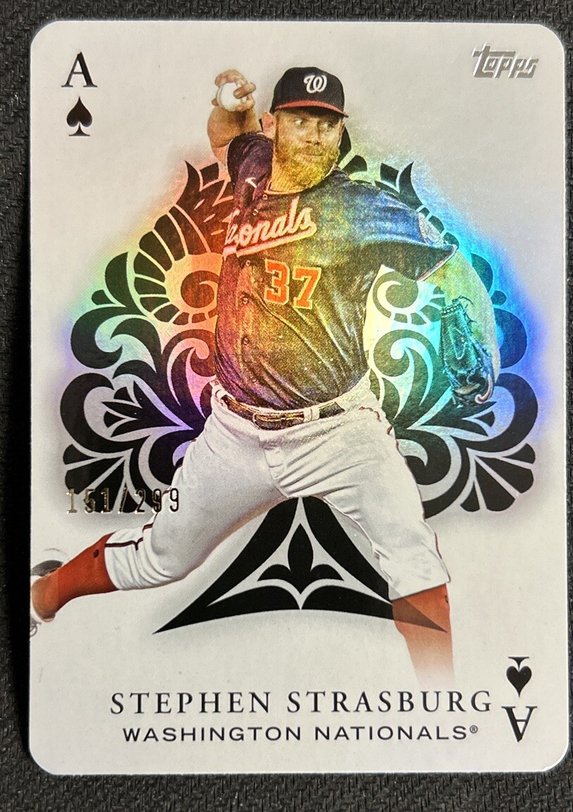 2023 Topps Stephen Strasburg All Aces Black /299 #AA-21 Nationals