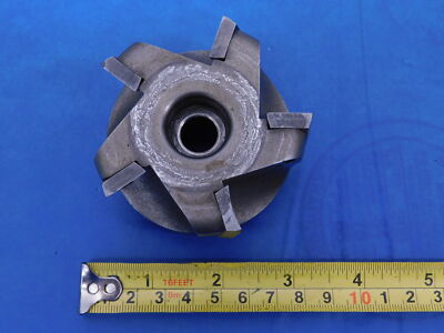 MIL-TEC 3'' O.D. 90 DEG FACE MILL FC-3-5 NS 1'' PILOT 3/8 KEY HOLDS 5 INSERTS 3.0