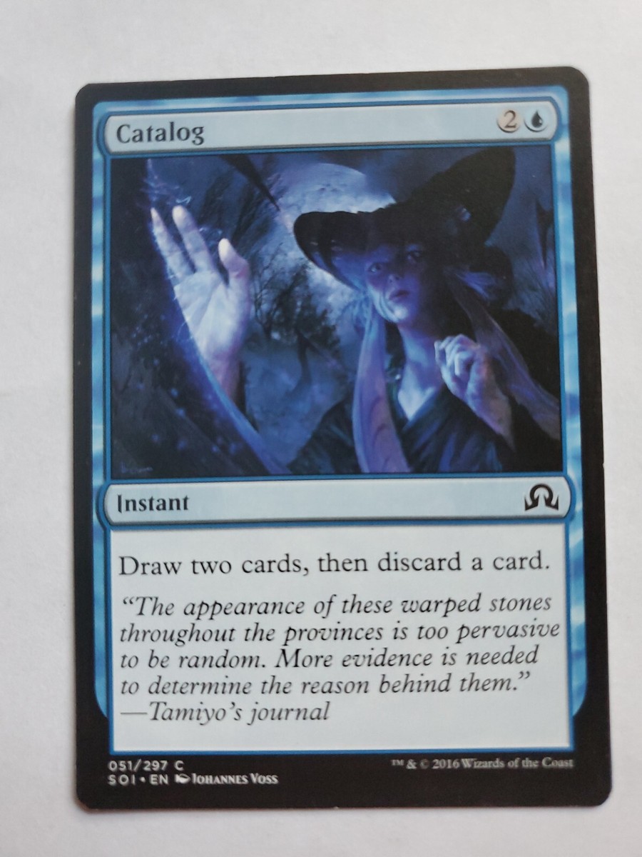 MTG Magic The Gathering Card Catalog Instant Blue Hour Of Devastation 2016