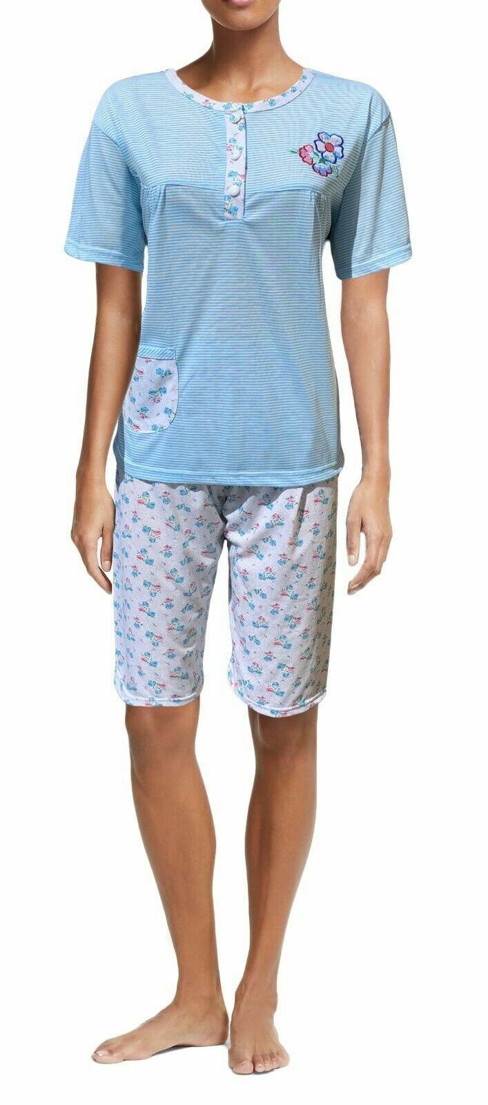 Ladies Shorts Pyjamas Set Cotton Summer Women Lounge wear Nightwear