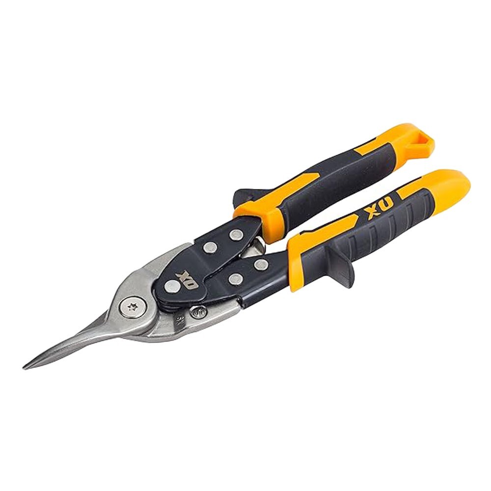 OX Pro Heavy Duty Aviation Snips Straight Cut (Yellow) P232803