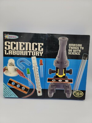 Scientastic Science Laboratory Microscope Kit New in Opened Box