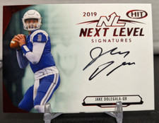 JAKE DOLEGALA 2019 HIT Next Level Signature On Card Auto Central Conn / BC Lions