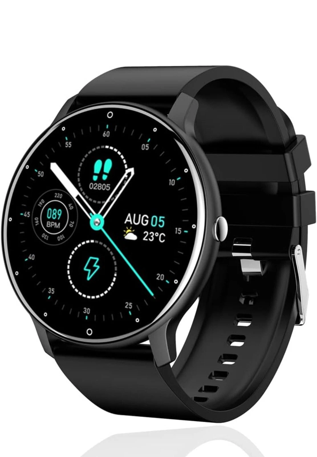 Fitness Gym Activity Tracker HD Touch Screen Smartwatch for Galaxy A03s