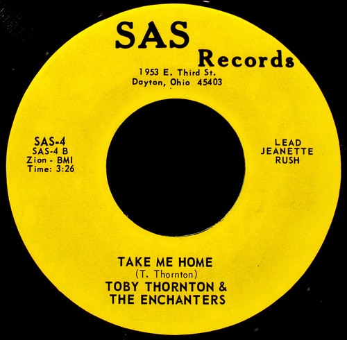TOBY THORNTON+THE ENCHANTERS-Everyday Brings About A Change-Rare Gospel 45-SAS#4 - Imagen 2 de 2