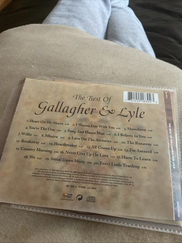 Gallagher & Lyle - The Best Of - Original CD Album & Inserts Only - Picture 2 of 2