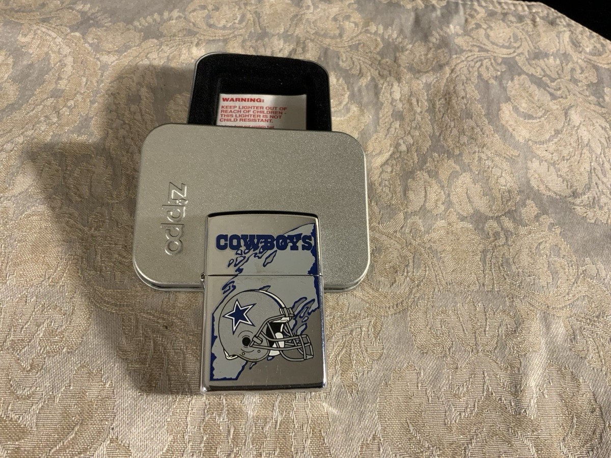 Vtg Zippo 1999 Lighter NFL Dallas Cowboys XIV Polished Chrome | eBay