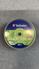 Verbatim CD-RW 25-Pack 700MB 80 Min 12X Rewritable Discs Spindle