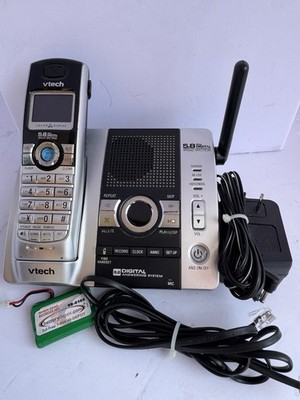 VTEC i6789 5.8 ghz cordless Digital Answering Phone Color Screen TESTED WORKS