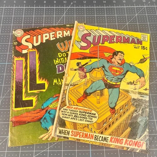 Vintage Superman Comic Lot (2 Issues) – DC Comics Silver/Bronze Age #226 #204