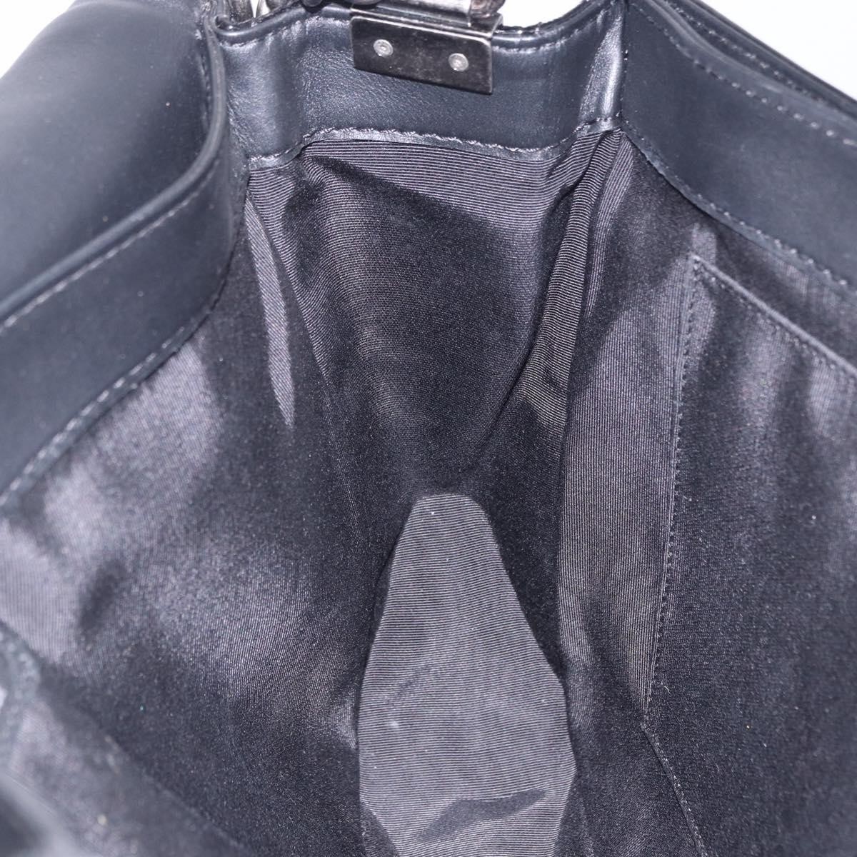 Chanel Reverso Boy Flap Patent Black Patent_Leather Shoulder Bag — image 20