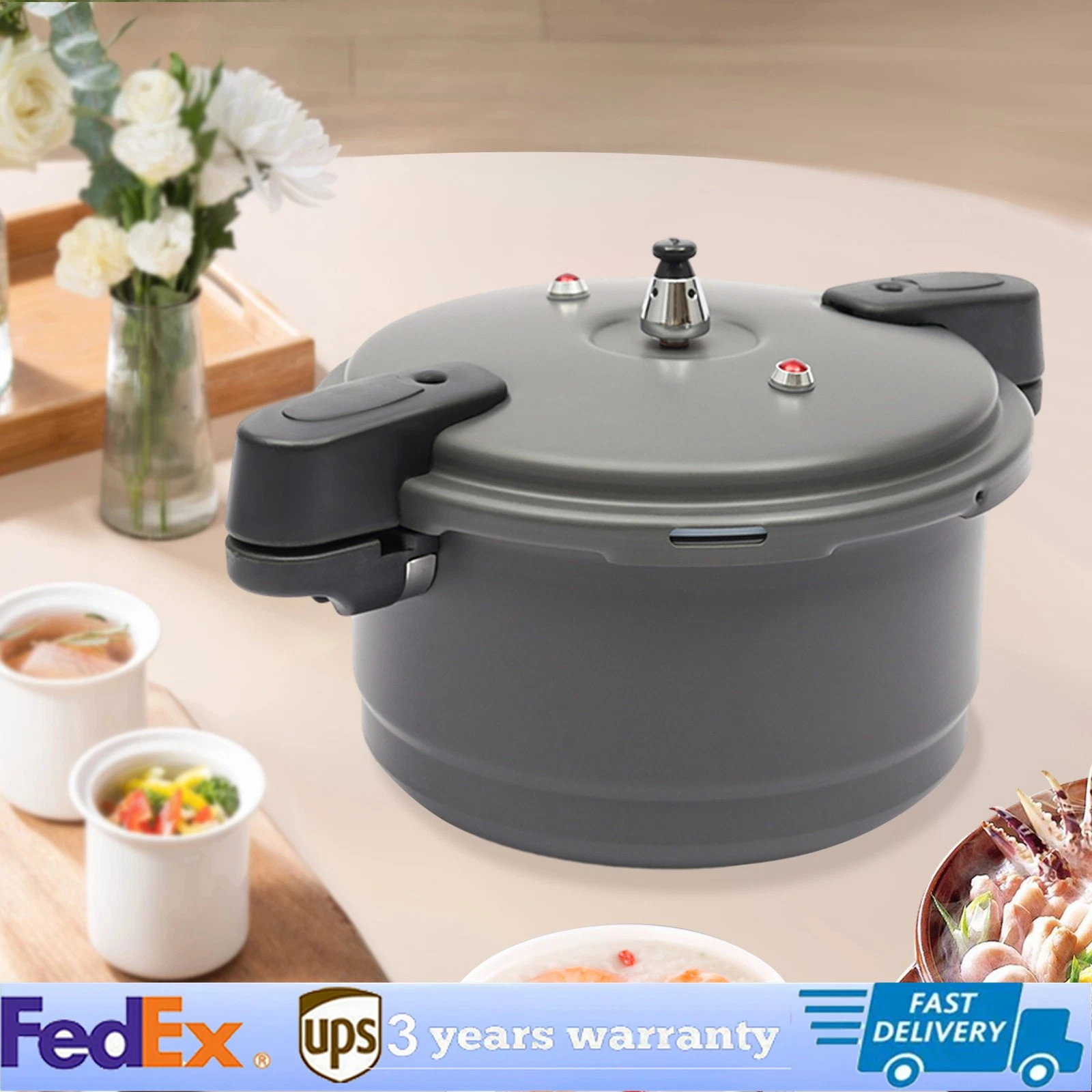 9L/9.5-Quart Canner Pressure Cooker Pressure Cooker Capacity, Aluminum Alloy