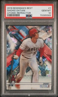 2018 Bowman's Best Shohei Ohtani #1 Atomic Refractor (RC) PSA 10 🔥📈