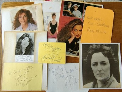 Film-TV-Schauspielerin signiert Barbara Windsor Peggy Mount Natasha Richardson Fiona Shaw