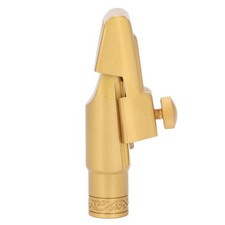 Soprano Saxophone Mouthpiece With Cap Ligature Brass Metal B Flat 8C Replacement