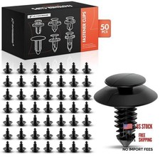 5/16 in Door Trim Panel Clips Push Pin Nylon Retainer Fasteners Compatible 50