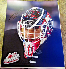 KOEN CLEAVER SIGNED 8x10 MATTE PHOTO LETHBRIDGE HURRICANES 2026 NHL DRAFT (A)