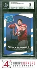 2017 DONRUSS #327 PATRICK MAHOMES II RC RATED ROOKIE BGS 9