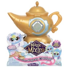 Magic Mixies Genie Lamp Interactive 8" Blue Plush Toy New Sealed Damaged Box