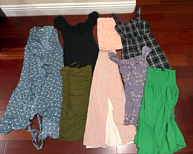 Girls / Women’s Bundle of Brand New 6 dresses, 2 skirts, size Xsmall - Small